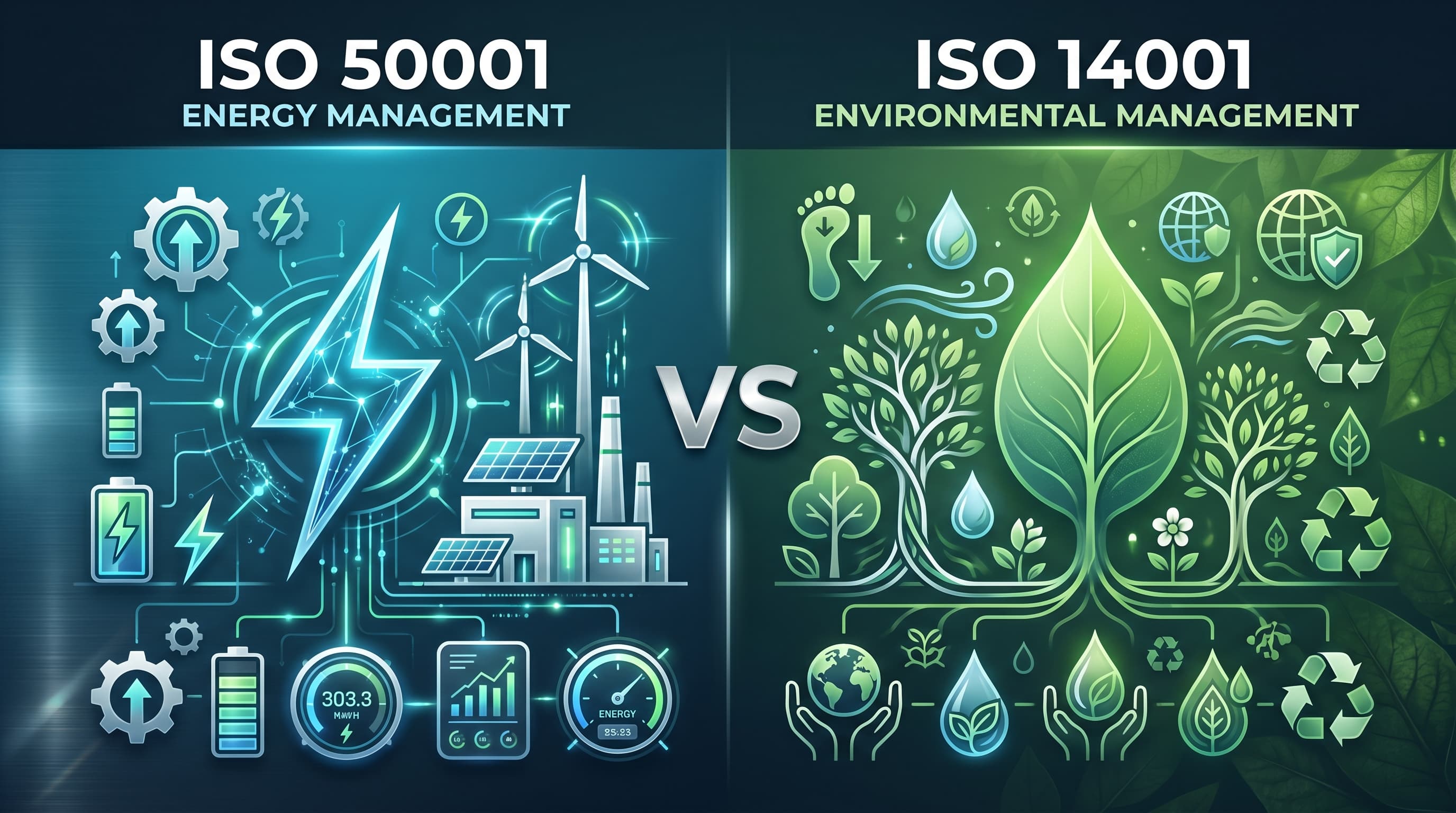 ISO 50001 vs ISO 14001: ¿Cuál necesita tu empresa?